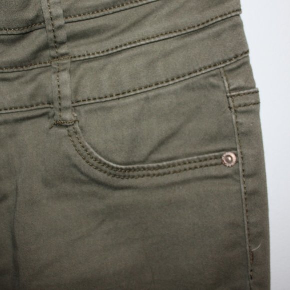 Olive Green Jeggings (14)/ Mudd Girls - Picture 3 of 5